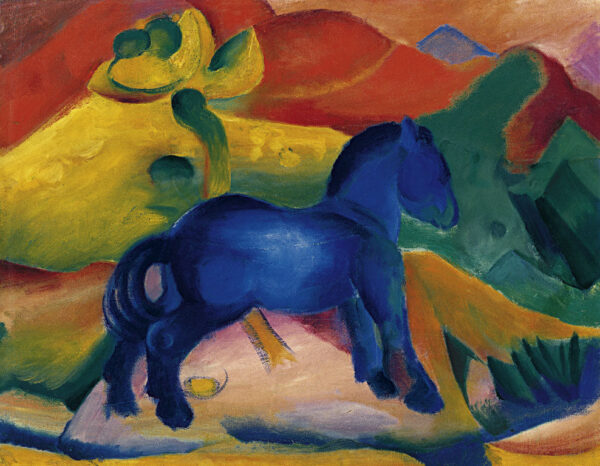 Cavalo pequeno azul – Franz Marc Franz Marc Master Apollon