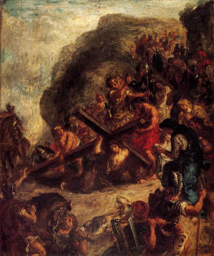 O porto da cruz de Cristo – Eugène Delacroix Eugène Delacroix Master Apollon