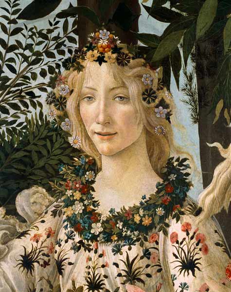 Detalhe do quadro “A Primavera”, cabeça de Flora – Sandro Botticelli Sandro Botticelli Master Apollon