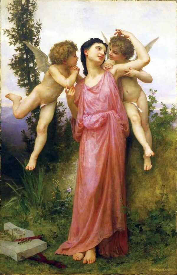 Pensamentos ternos – William Bouguereau William Bouguereau Master Apollon