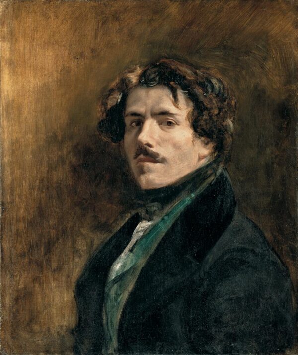 Autorretrato com colete verde – Eugène Delacroix Eugène Delacroix Master Apollon