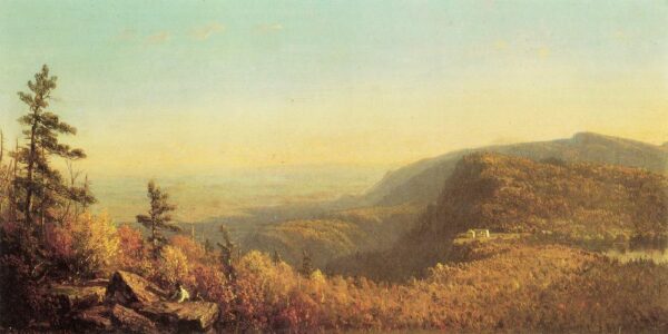 A casa de montanha de Catskill – Sanford Robinson Gifford Sanford Robinson Gifford Master Apollon