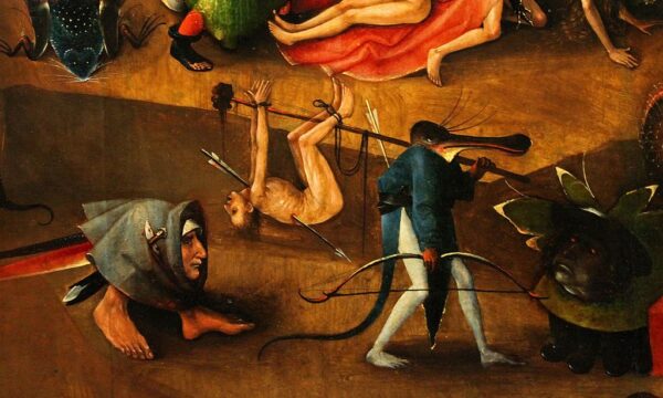 O Juízo Final, painel central, detalhe 3 – Jérôme Bosch Hieronymus Bosch Master Apollon