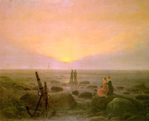 Escada da lua para o mar – Caspar David Friedrich Caspar David Friedrich Master Apollon