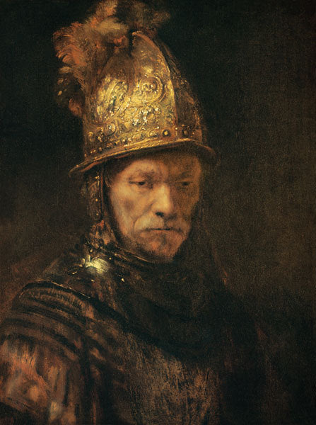 O Homem do Capacete de Ouro – Rembrandt van Rijn Quadros Populares Master Apollon