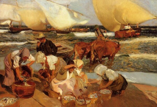 Praia em Valência – Sorolla Joaquín Sorolla Master Apollon