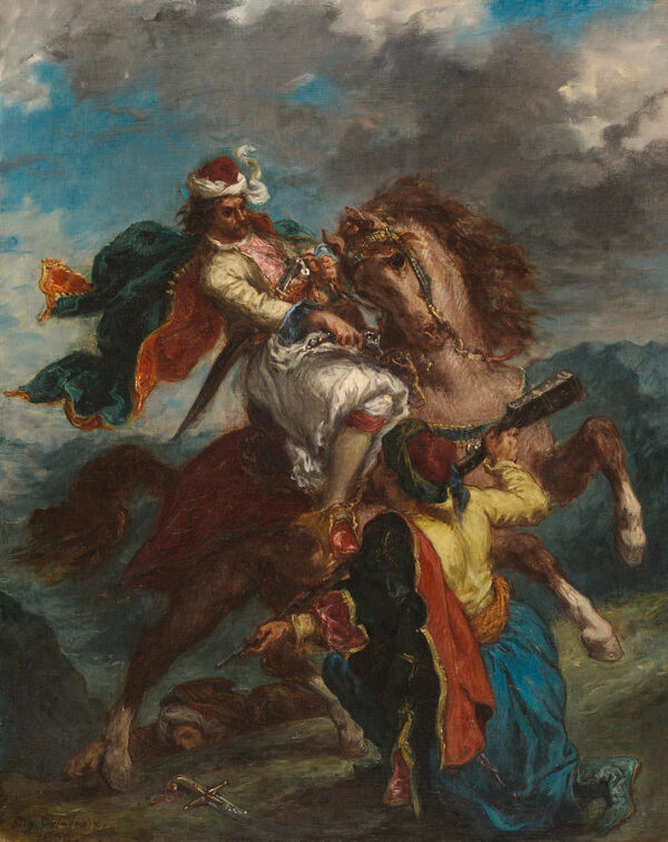 Luta entre um Turco e um Grego – Eugène Delacroix Eugène Delacroix Master Apollon