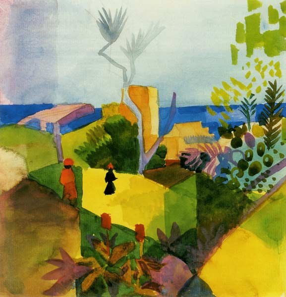 Paisagem à Beira-Mar – August Macke August Macke Master Apollon