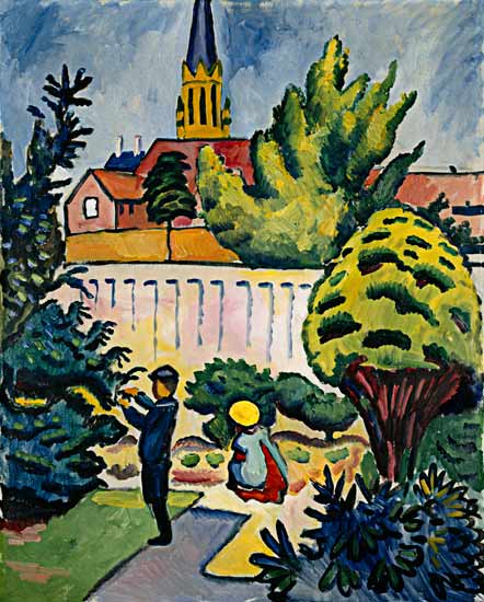 Crianças no Jardim – August Macke August Macke Master Apollon