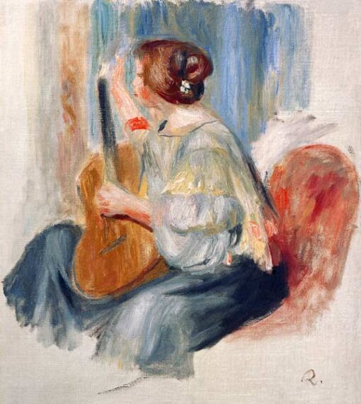 Mulher com guitarra – Pierre-Auguste Renoir Pierre-Auguste Renoir Master Apollon 2