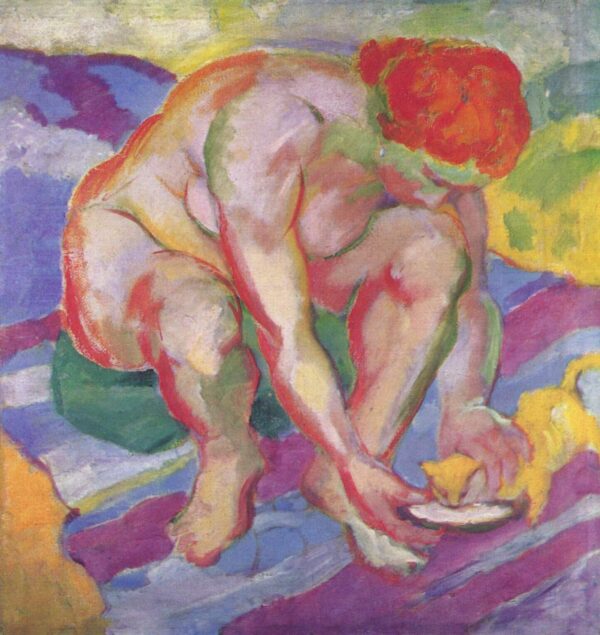 Nu ao gato – Franz Marc Franz Marc Master Apollon