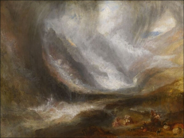 Tempestade de neve no vale de Aosta – William Turner William Turner Master Apollon