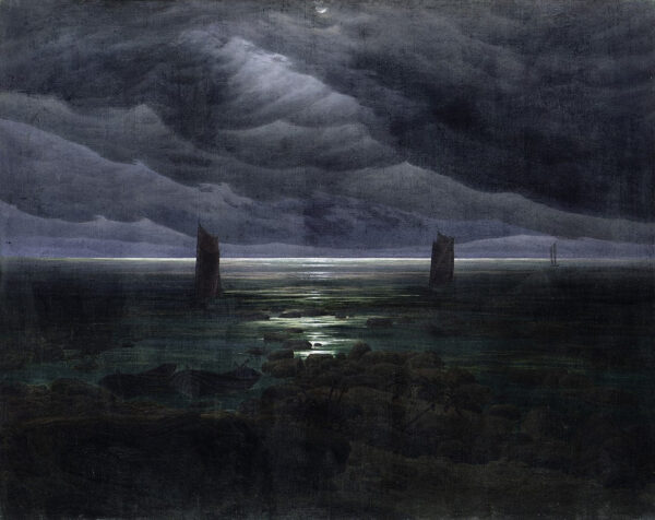 Rivage ao luar – Caspar David Friedrich Caspar David Friedrich Master Apollon