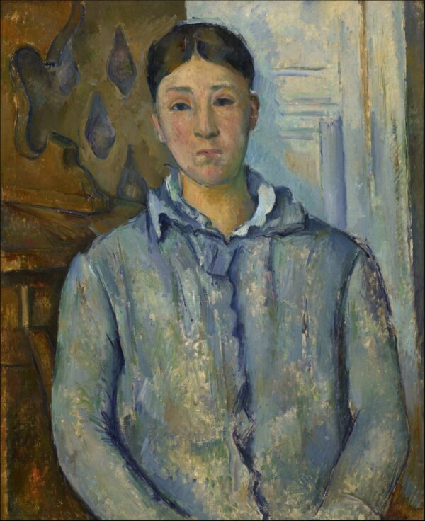 Madame Cézanne em azul – Paul Cézanne Paul Cézanne Master Apollon