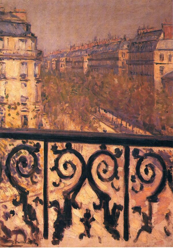 Um balcão em Paris – Caillebotte Gustave Caillebotte Master Apollon