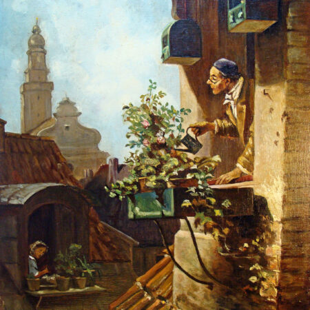 A Câmara sob o Telhado – Carl Spitzweg Carl Spitzweg Master Apollon