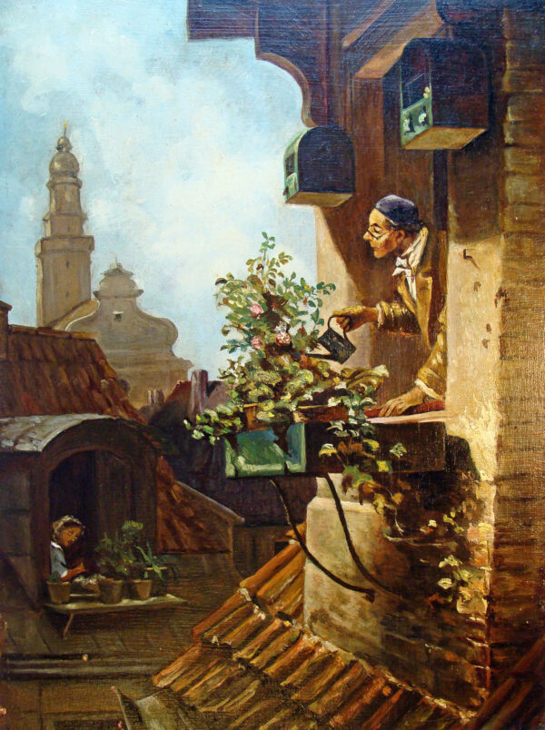 A Câmara sob o Telhado – Carl Spitzweg Carl Spitzweg Master Apollon