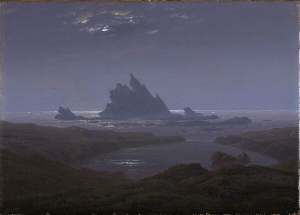 Recife de rocha na praia do mar – Caspar David Friedrich Caspar David Friedrich Master Apollon