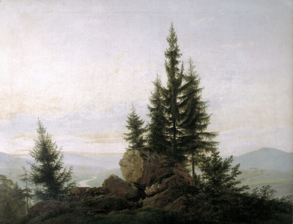 Vista do Vale do Elba – Caspar David Friedrich Caspar David Friedrich Master Apollon