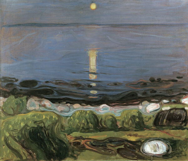 Noite de Verão na Praia – Edvard Munch Edvard Munch Master Apollon