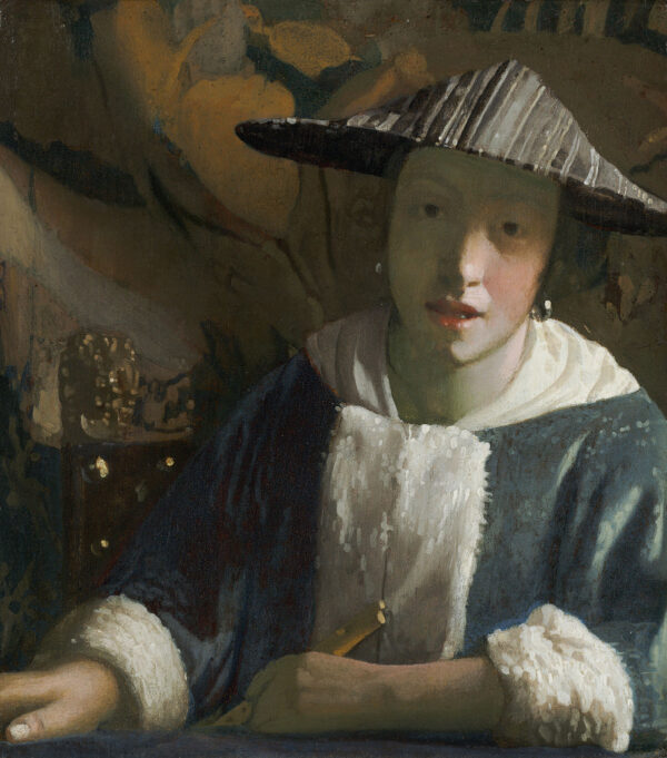 A Jovem Moça com a Flauta – Johannes Vermeer Johannes Vermeer Master Apollon