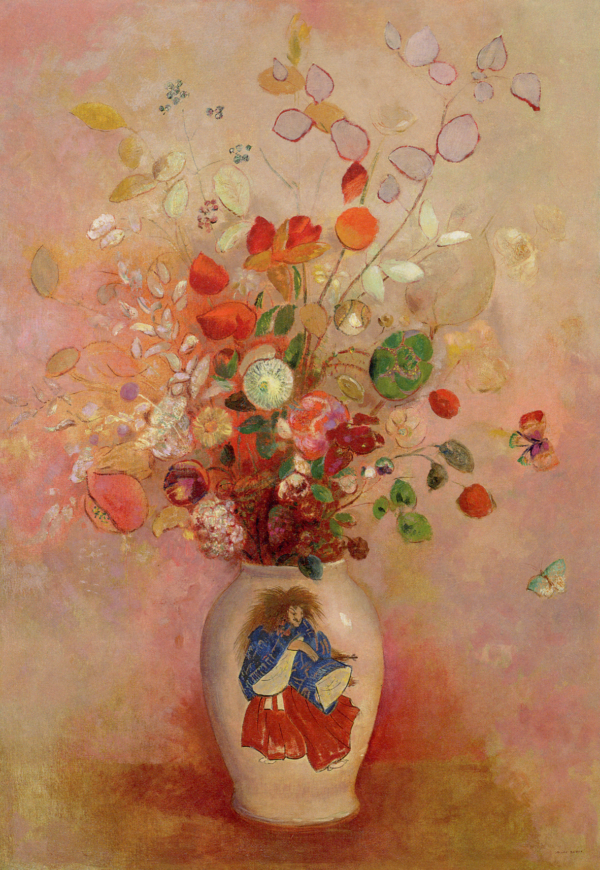 Flores em um vaso japonês – Odilon Redon Odilon Redon Master Apollon