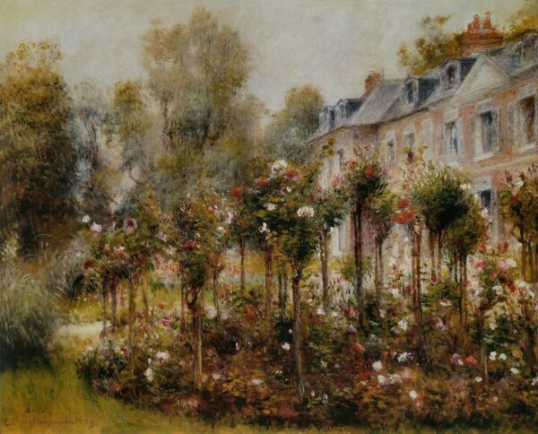 A roseira em Wargemont, 1879 – Pierre-Auguste Renoir Pierre-Auguste Renoir Master Apollon