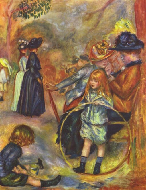 No Jardim de Luxemburgo – Pierre-Auguste Renoir Pierre-Auguste Renoir Master Apollon 2