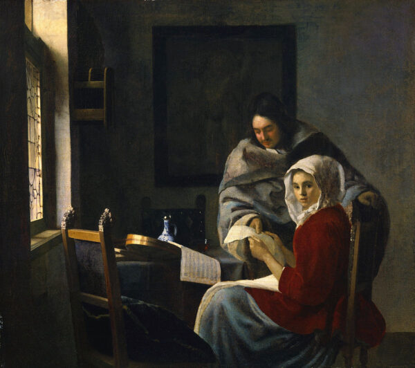 A Lição de Música Interrompida – Johannes Vermeer Johannes Vermeer Master Apollon