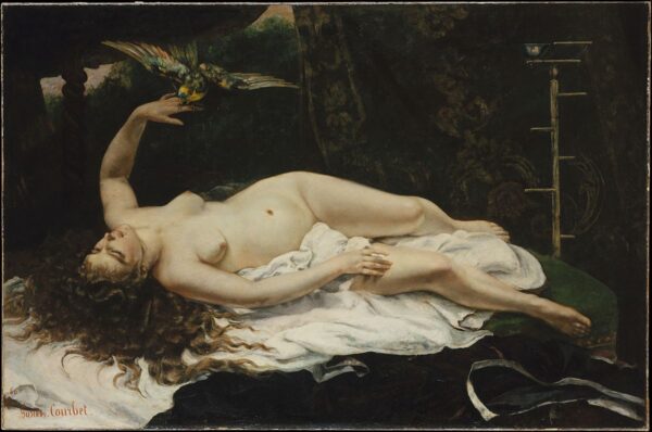 A Mulher com o Papagaio – Gustave Courbet Gustave Courbet Master Apollon