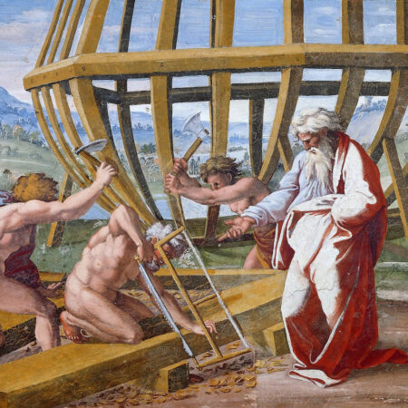 A construção da arca – Raphaël (pintor) Rafael Sanzio Master Apollon