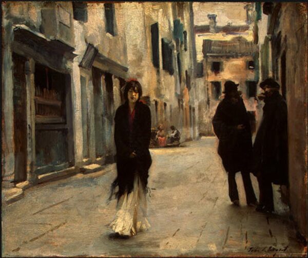 Rua em Veneza – John Singer Sargent John Singer Sargent Master Apollon