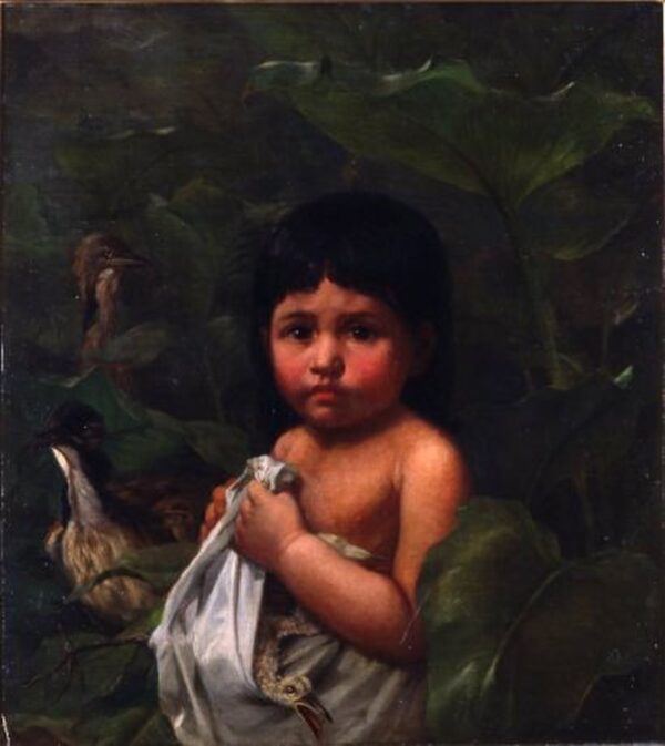 Criança seminole com butor, 1878 – William Holbrook Beard William Holbrook Beard Master Apollon