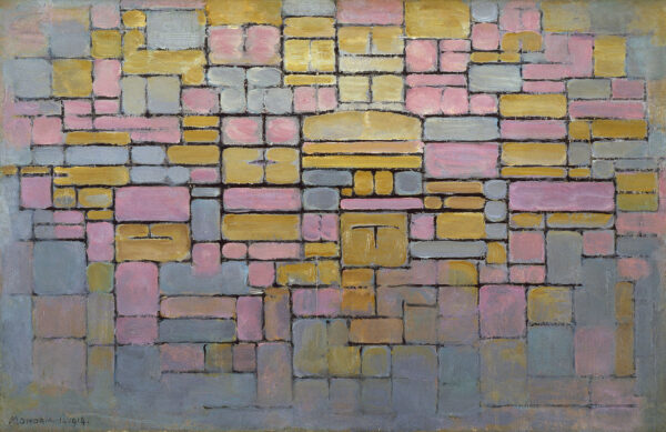 Tableau n° 2 ou composição V – Mondrian Piet Mondrian Master Apollon