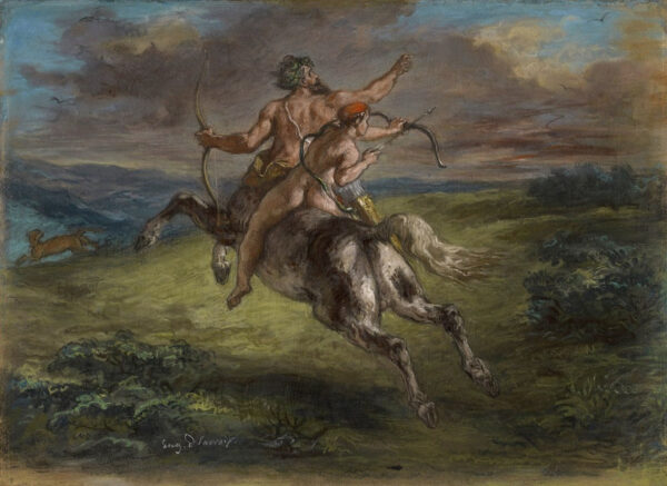 A educação de Aquiles – Eugène Delacroix Eugène Delacroix Master Apollon