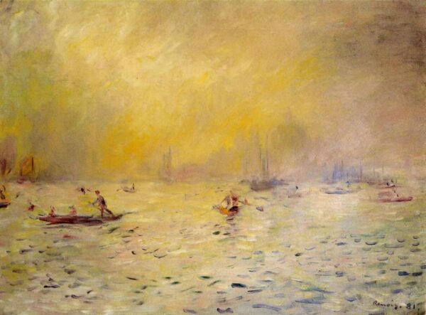 Vista de Veneza, neblina – Pierre-Auguste Renoir Pierre-Auguste Renoir Master Apollon