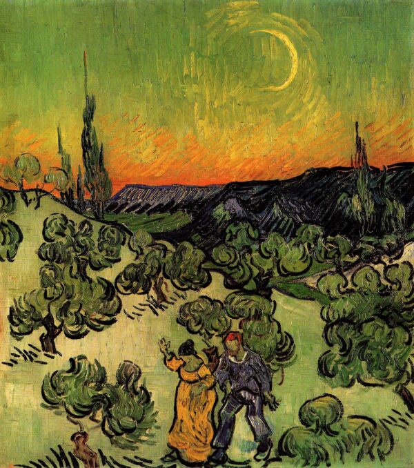 Passagem à luz da lua – Van Gogh Vincent Van Gogh Master Apollon