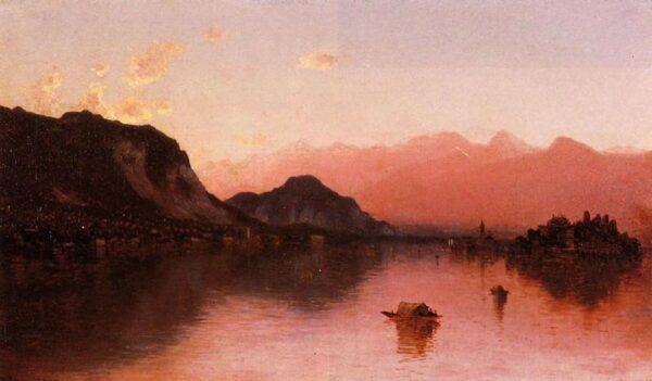 Isola Bella, Lago Maior, em esboço – Sanford Robinson Gifford Sanford Robinson Gifford Master Apollon