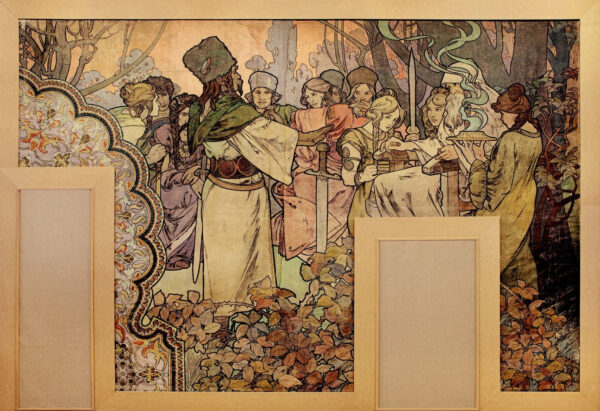 Pintura mural A Exposição Universal de 1900 – Mucha Alphonse Mucha Master Apollon