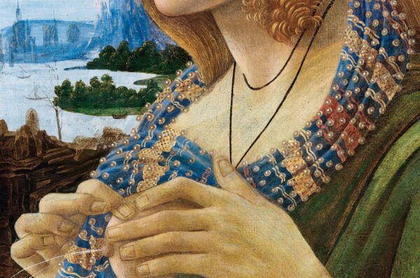 Retrato alegórico de uma mulher (Simonetta Vespucci). Detalhe – Sandro Botticelli Sandro Botticelli Master Apollon