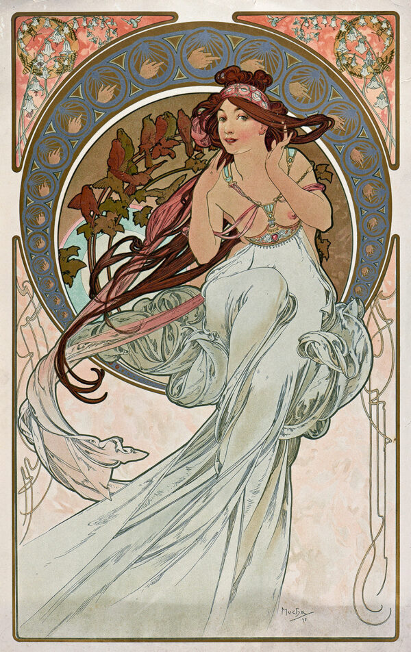 Quatro Artes: Música – Mucha Alphonse Mucha Master Apollon