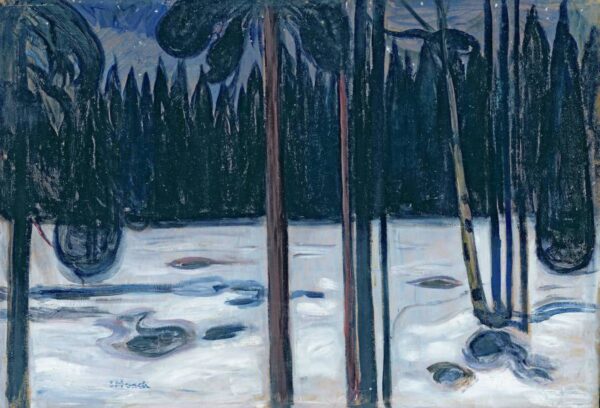 Paisagem de Inverno, 1910 – Edvard Munch Edvard Munch Master Apollon