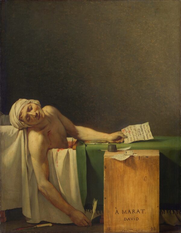 A morte de Marat – Jacques-Louis David Jacques-Louis David Master Apollon