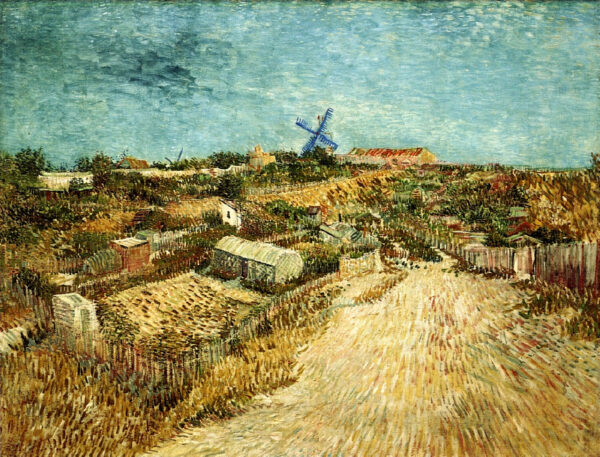 Jardins de hortas de Montmartre – Van Gogh Vincent Van Gogh Master Apollon