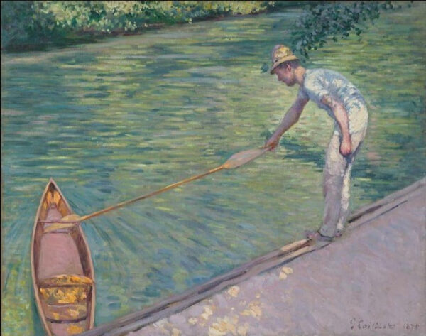 Canotier trazendo sua périssoire – Caillebotte Gustave Caillebotte Master Apollon