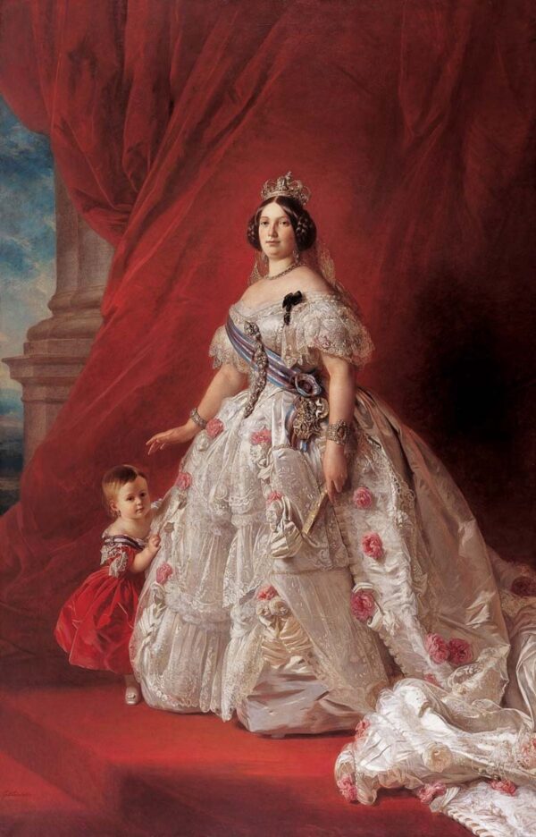 Retrato da rainha Isabel II da Espanha e de sua filha Isabel – Franz Xaver Winterhalter Franz Xaver Winterhalter Master Apollon