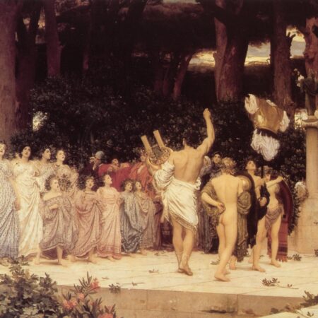 A Daphnéphorie – Frederic Leighton Frederic Leighton Master Apollon