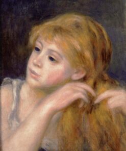 Cabeça de uma jovem mulher 1890 – Pierre-Auguste Renoir Pierre-Auguste Renoir Master Apollon