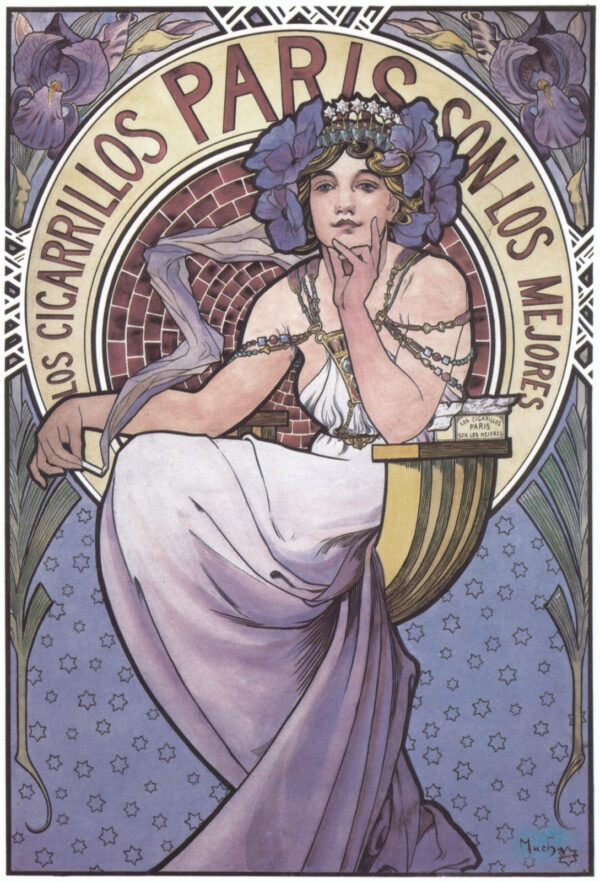 Cigarros de Paris – Mucha Alphonse Mucha Master Apollon