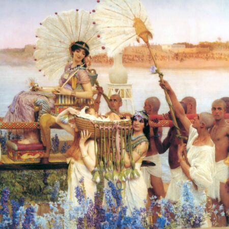 A descoberta de Moisés – Lawrence Alma-Tadema Lawrence Alma-Tadema Master Apollon